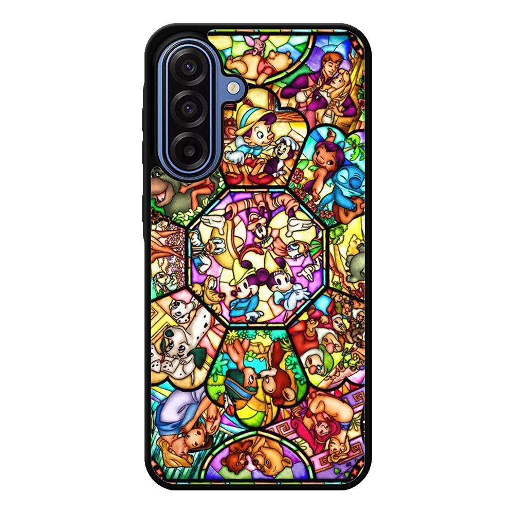 Disney characters stained glass Samsung Galaxy A17 Case OV0358