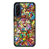 Disney characters stained glass Samsung Galaxy A17 Case OV0358