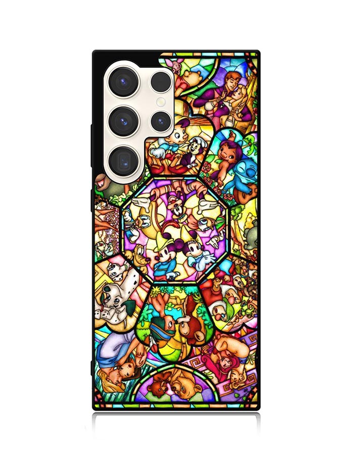 Disney characters stained glass Samsung Galaxy S23 Ultra 5G Case QC0358