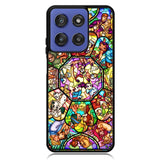 Disney characters stained glass Motorola Moto G Stylus 5G 2025 Case OV0358