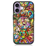 Disney characters stained glass iPhone 17 Case OV0358