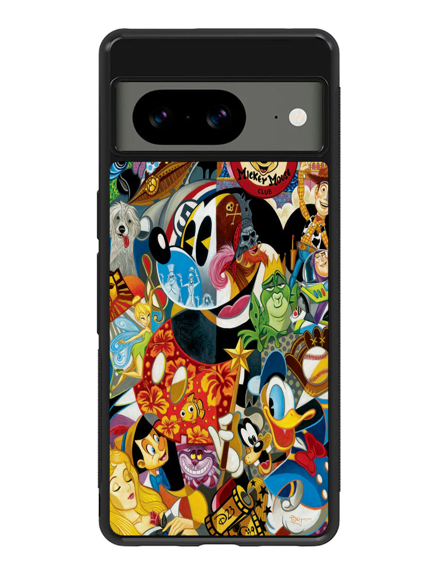 Disney Mickey Mouse Collage Google Pixel 8A Case QC0360