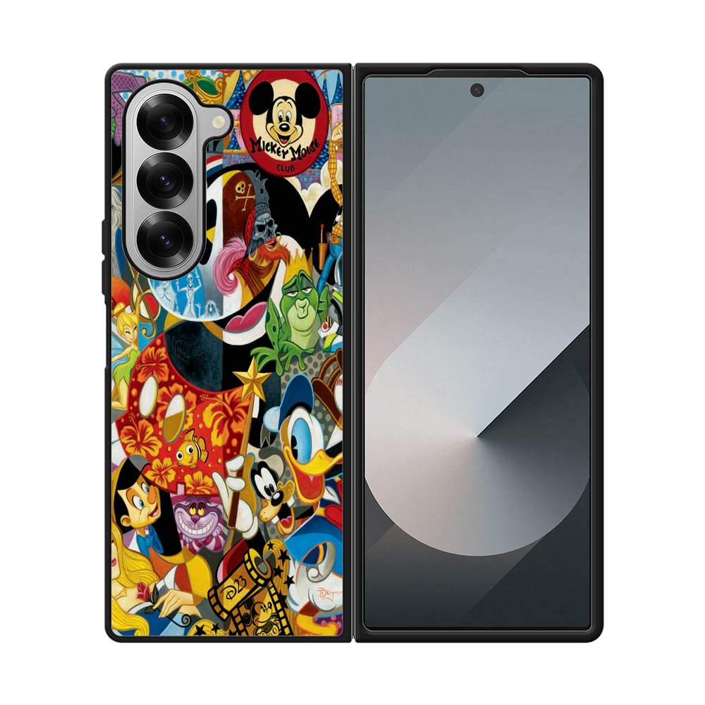 Disney Mickey Mouse Collage Samsung Galaxy Z Fold 7 5G Case QC0360