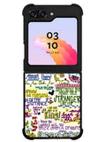 Disney Song Lyrics Samsung Galaxy Z Flip 5 5G 2023 Case OV0362