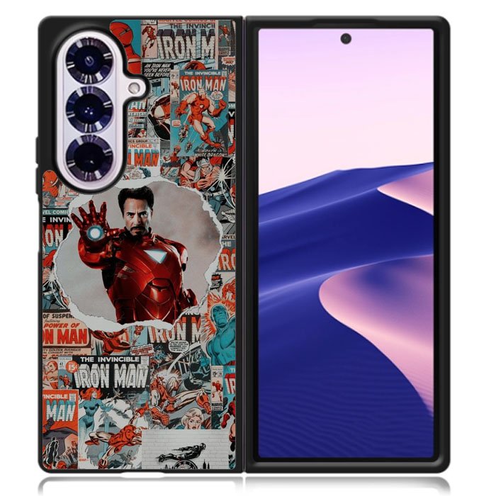 Marvel Iron Man Samsung Galaxy Z Fold 7 Case OV5539