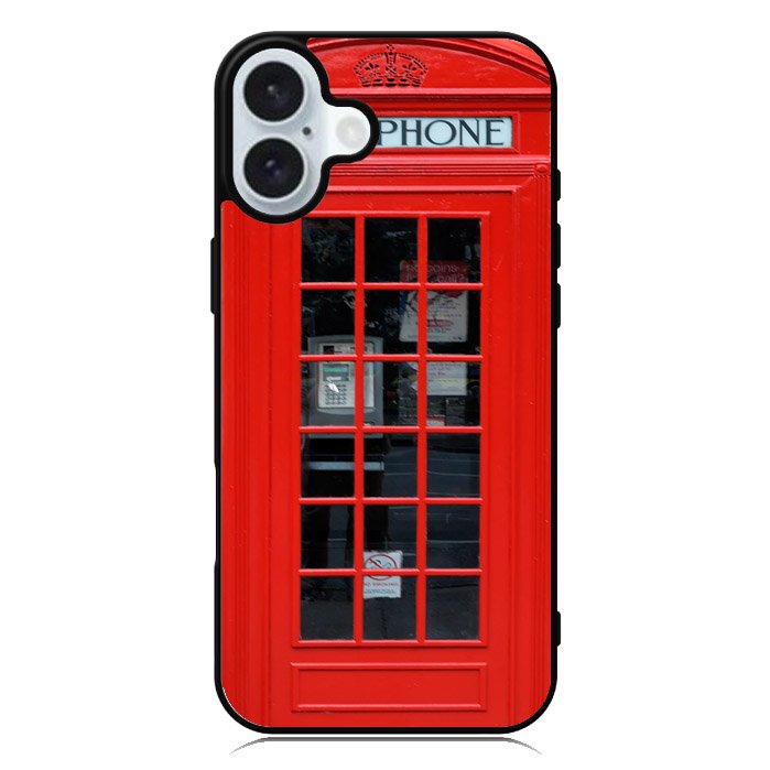 Telephone Boxes iPhone 16 Case QC0371