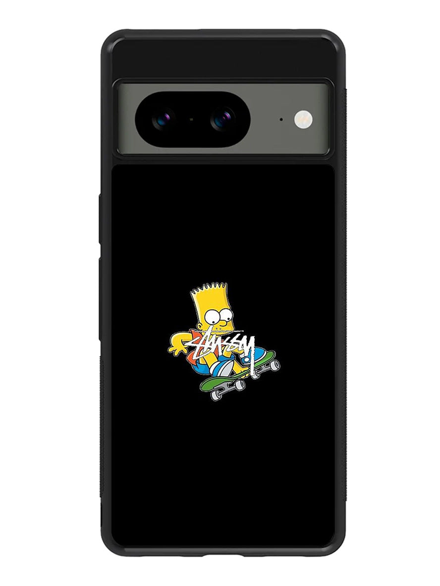 Simpson Stussy Google Pixel 8 Case QC5341