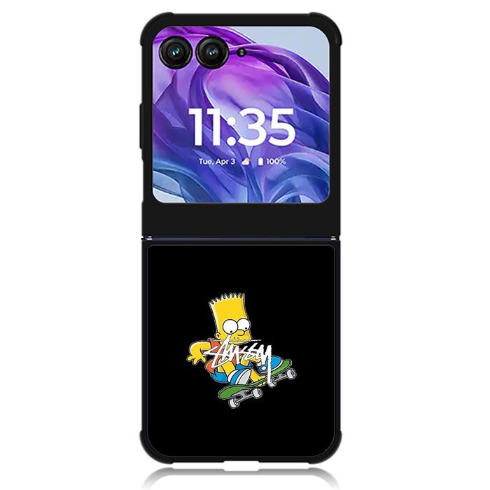 Simpson Stussy Motorola Moto Razr Plus 2024 , Moto Razr+ 2024 Case OV5341