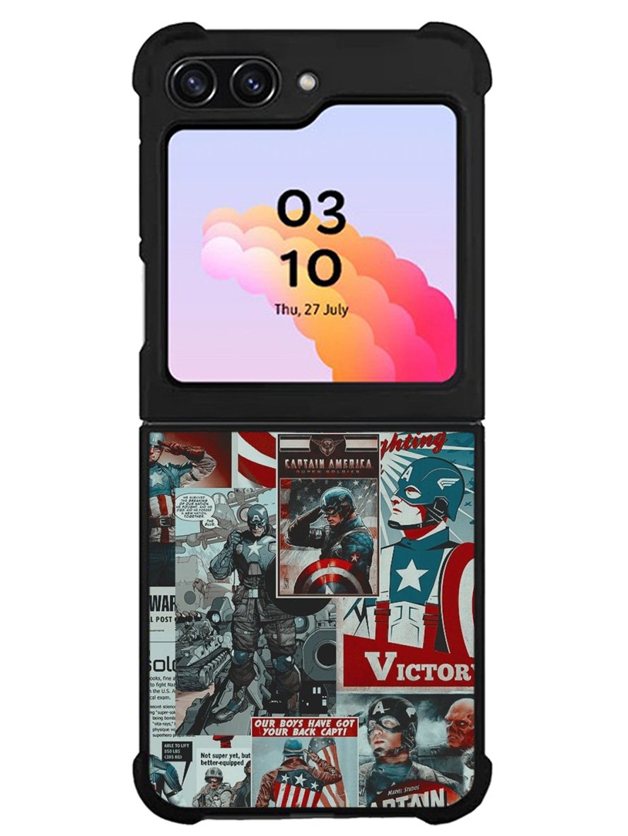 Captain America Collage Samsung Galaxy Z Flip 5 5G 2023 Case OV5470