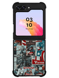 Captain America Collage Samsung Galaxy Z Flip 5 5G 2023 Case OV5470
