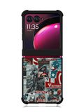 Captain America Collage Motorola Moto Razr Plus 2023 , Moto Razr+ 2023 Case OV5470