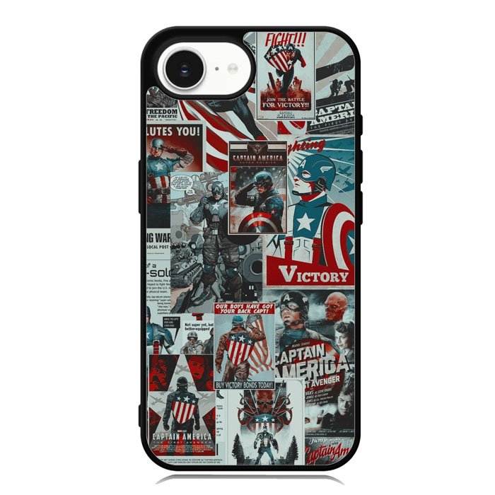 Captain America Collage iPhone 16e Case OV5470