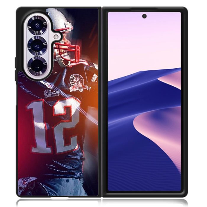 Tom brady NFL Samsung Galaxy Z Fold 7 Case OV5366
