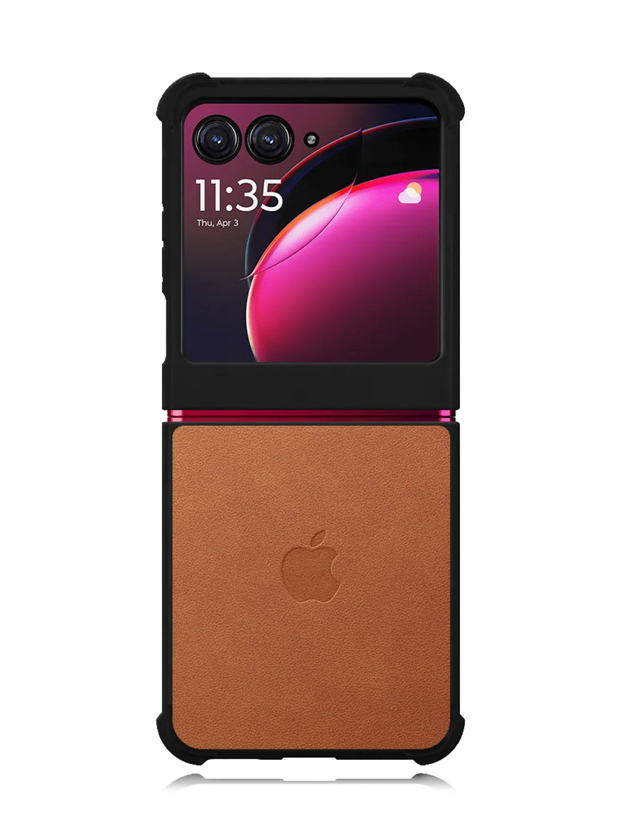 Apple Brown Motorola Moto Razr Plus 2023 , Moto Razr+ 2023 Case