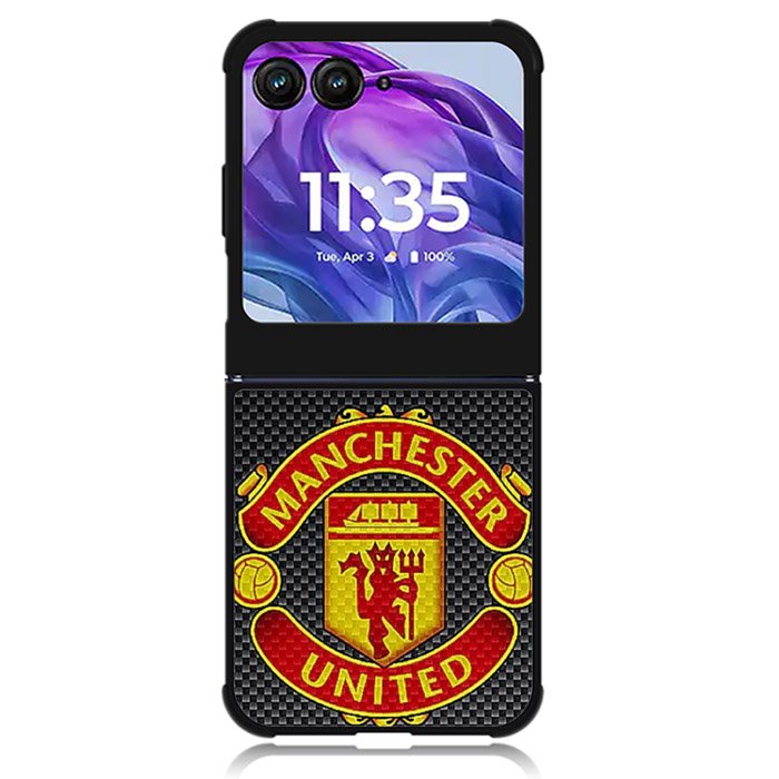 Manchester United FC Motorola Moto Razr Plus 2024 , Moto Razr+ 2024 Case OV0391