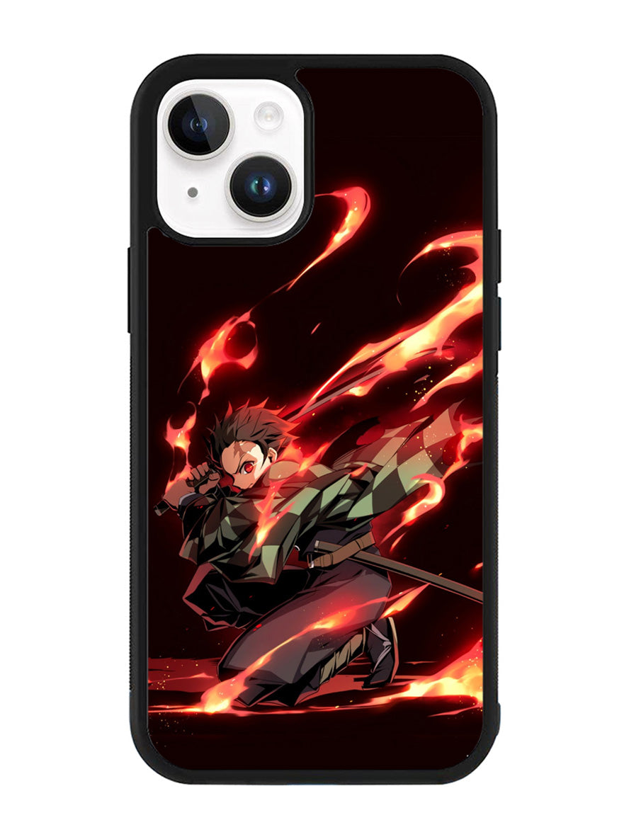 Tanjiro Kimetsu No Yaiba iPhone 14 Plus Case QC5379