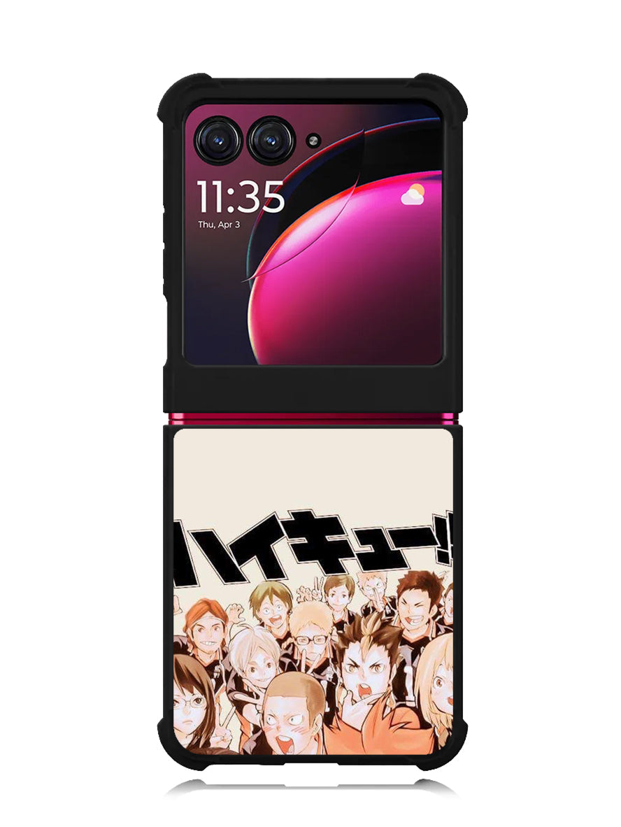Fight Karasuno Haikyuu Motorola Moto Razr Plus 2023 , Moto Razr+ 2023 Case OV5724