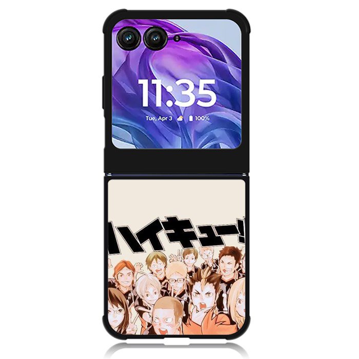 Fight Karasuno Haikyuu Motorola Moto Razr Plus 2024 , Moto Razr+ 2024 Case OV5724