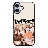 Fight Karasuno Haikyuu iPhone 16 Case QC5724