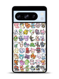 Pattern Pokemon Google Pixel 8 Pro Case QC0065