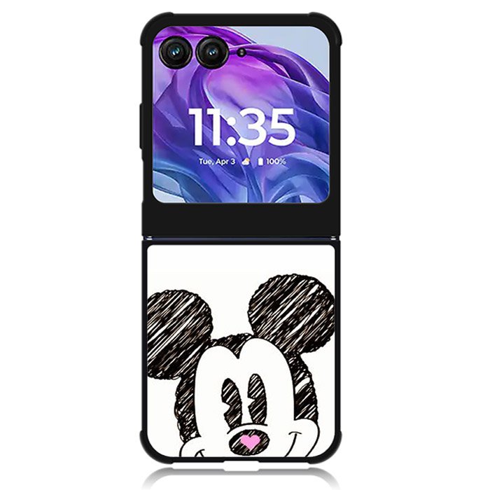 Mickey Mouse Hand Drawing Motorola Moto Razr Plus 2024 , Moto Razr+ 2024 Case OV0066