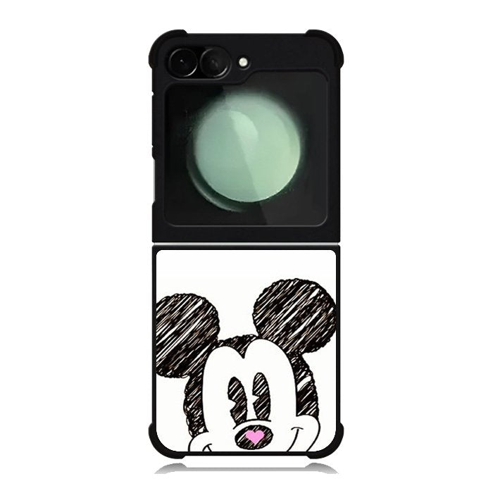 Mickey Mouse Hand Drawing Samsung Galaxy Z Flip 6 5G 2024 Case OV0066