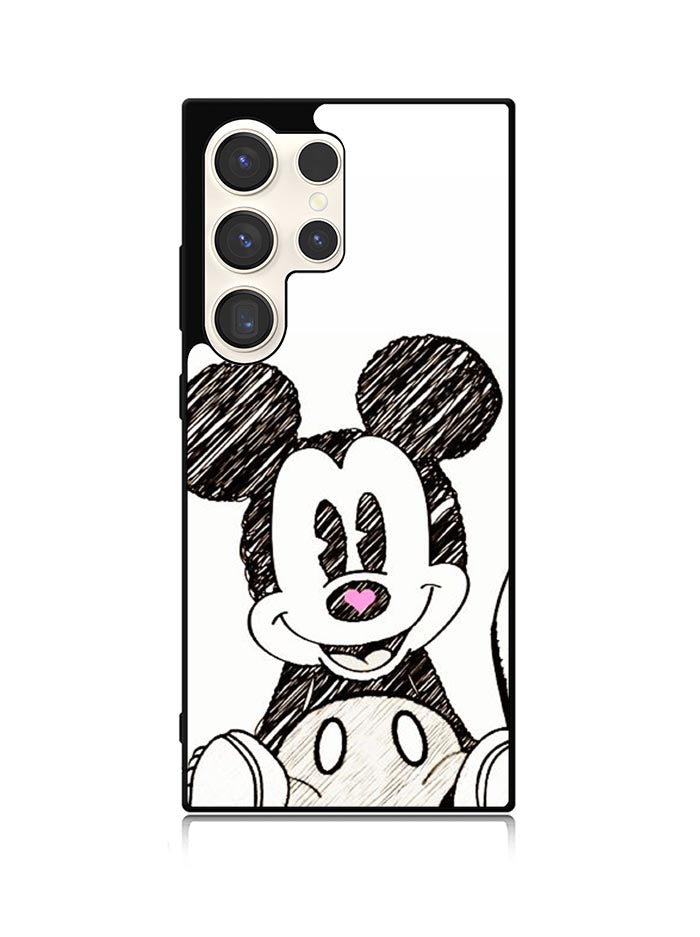 Mickey Mouse Hand Drawing Samsung Galaxy S25 Ultra 5G Case QC0066