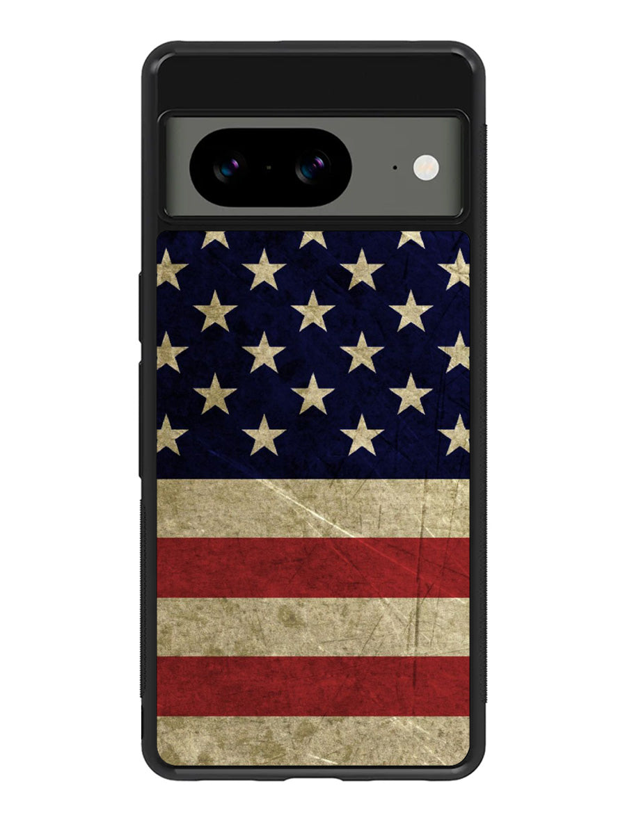 American Flag 3 Google Pixel 8A Case QC0073