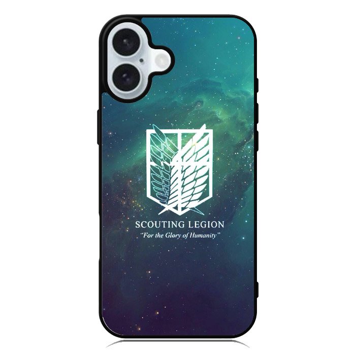 Attack in Titan Shingeki no Kyojin Scouting Legion Wings of Freedom iPhone 16 Case QC0085