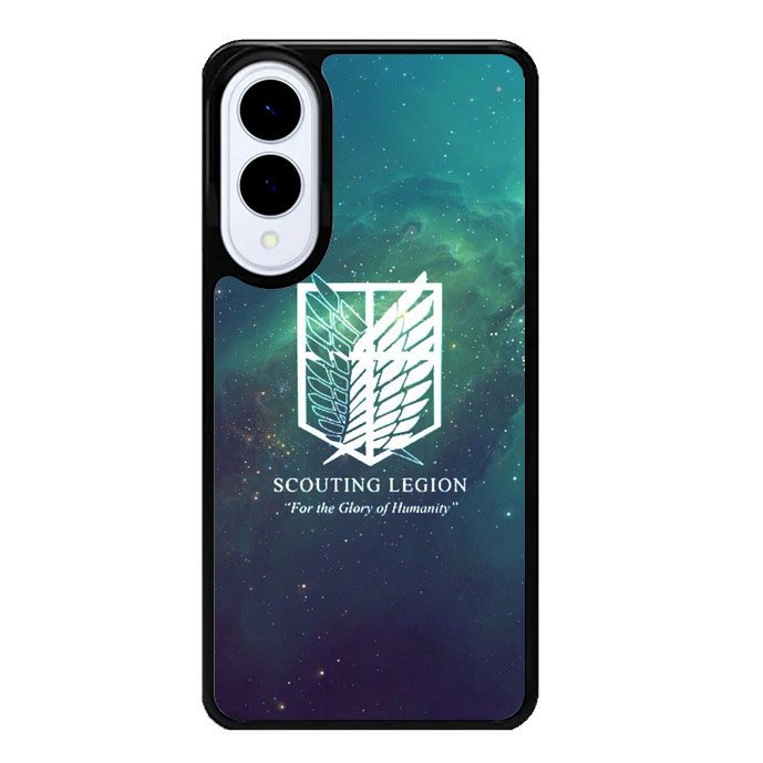 Attack in Titan Shingeki no Kyojin Scouting Legion Wings of Freedom Samsung Galaxy S25 Edge 5G Case OV0085