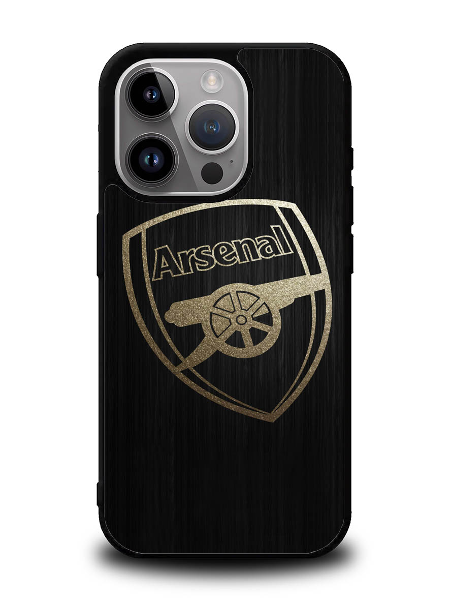 Arsenal Logo Gold 1st iPhone 16 Pro Case