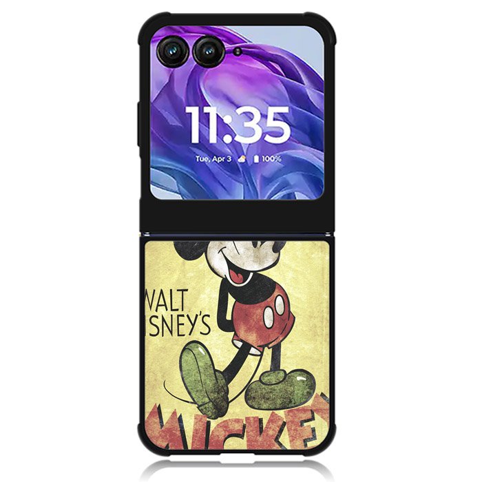 Retro Mickey Mouse Motorola Moto Razr Plus 2024 , Moto Razr+ 2024 Case OV0523