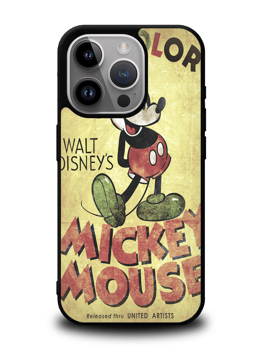Retro Mickey Mouse iPhone 16 Pro Case OV0523