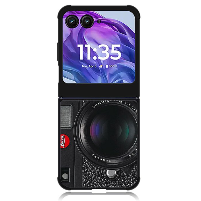 Black M9 Leica Motorola Moto Razr Plus 2024 , Moto Razr+ 2024 Case OV0524