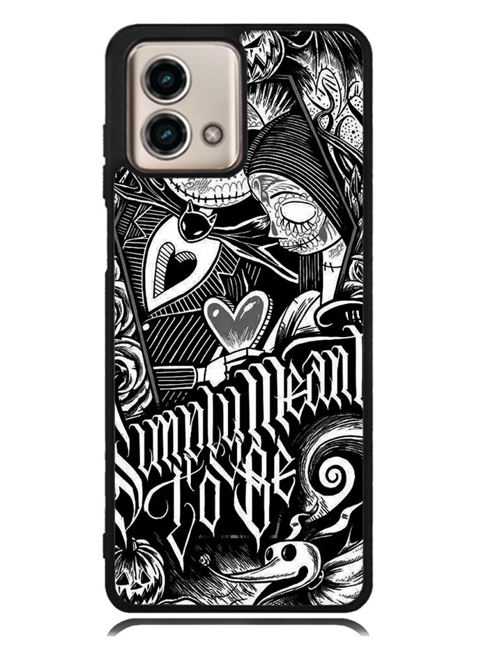 Jack And Sally Muertitos The Nightmare Before Christmas Motorola Moto G Stylus 5G 2023 Case
