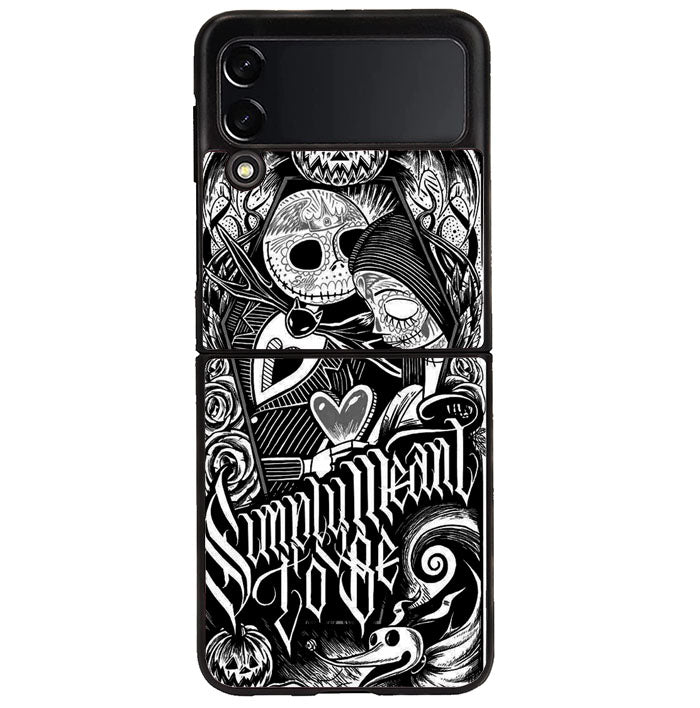 Jack And Sally Muertitos The Nightmare Before Christmas Samsung Galaxy Z Flip 4 5G 2022 Case