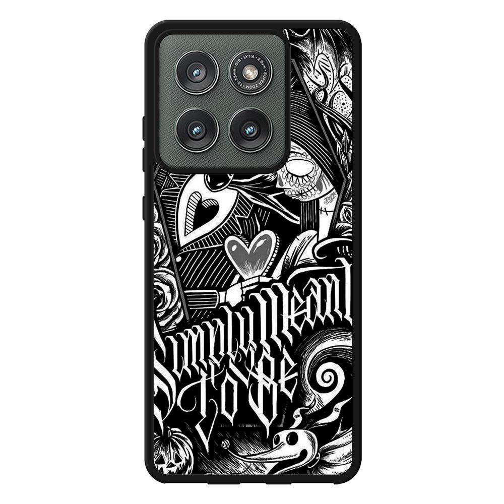 Jack And Sally Muertitos The Nightmare Before Christmas Motorola Moto Edge 2025 Case