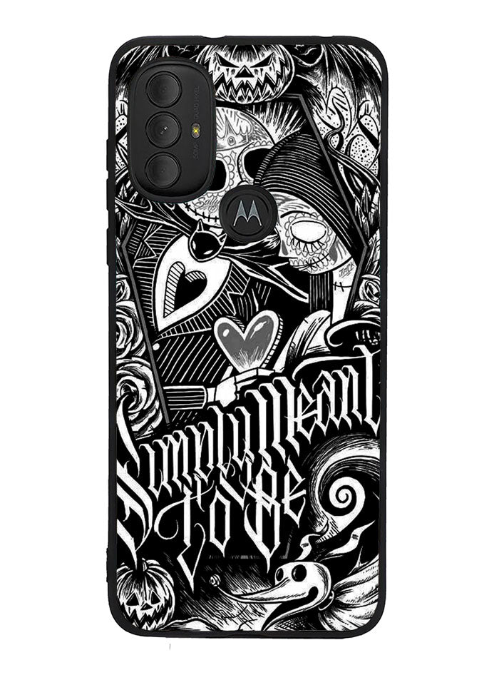 Jack And Sally Muertitos The Nightmare Before Christmas Motorola Moto G Pure 2021 , Moto G Power 2022 Case