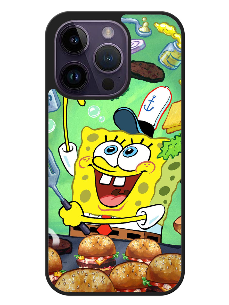 Spongebob Squarepants Krabby Patty iPhone 14 Pro Case