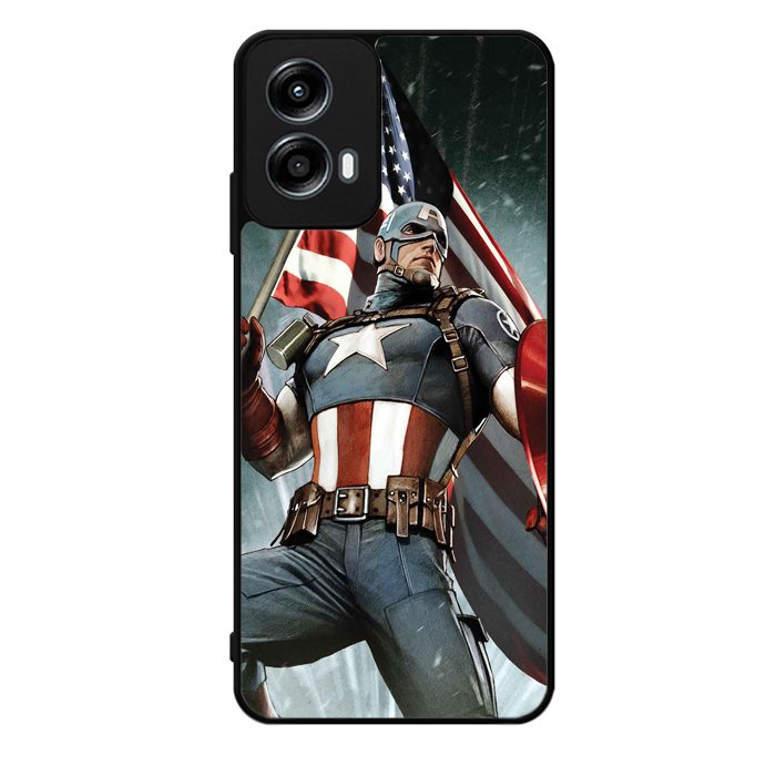Captain America Cover Motorola Moto G Play 2024 Case OV0544