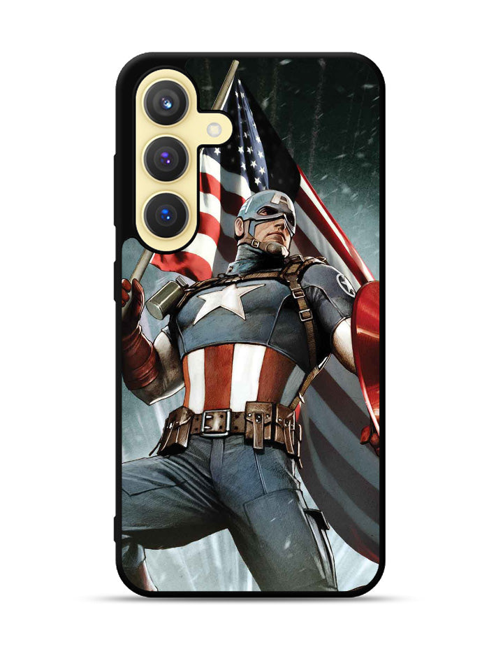 Captain America Cover Samsung Galaxy S25 Plus 5G , Samsung Galaxy S25+ 5G Case OV0544