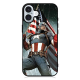 Captain America Cover iPhone 16 Case QC0544