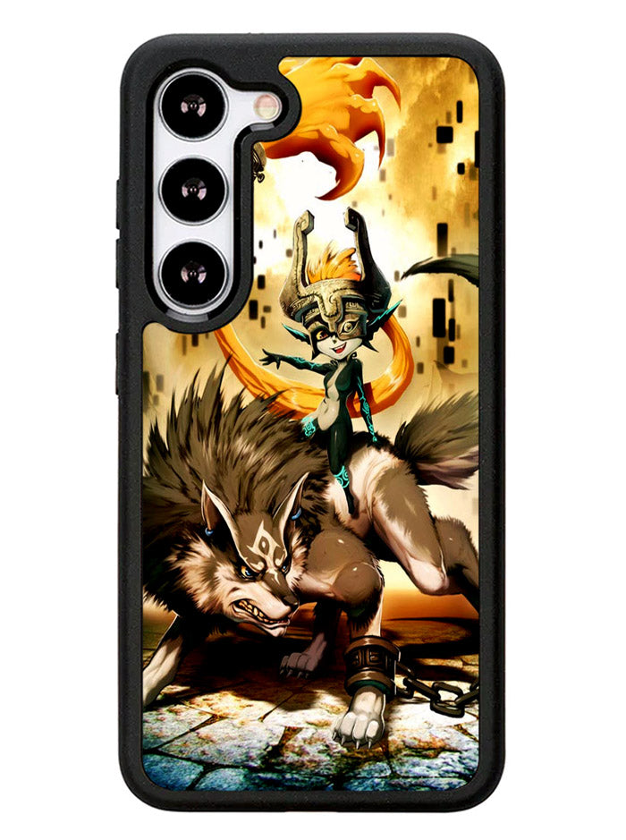 Zelda and wolf twilight princess Samsung Galaxy S23 5G Case