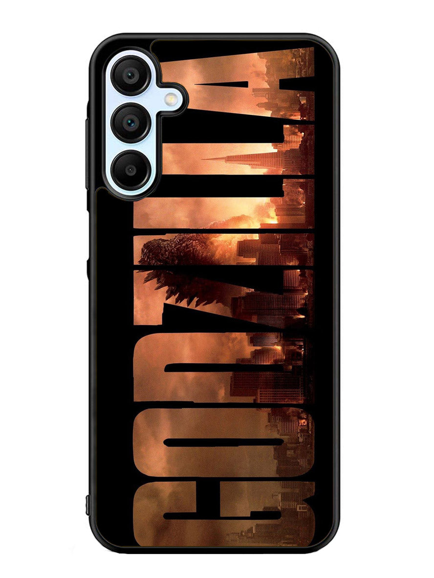 Godzilla font Samsung Galaxy A25 5G Case
