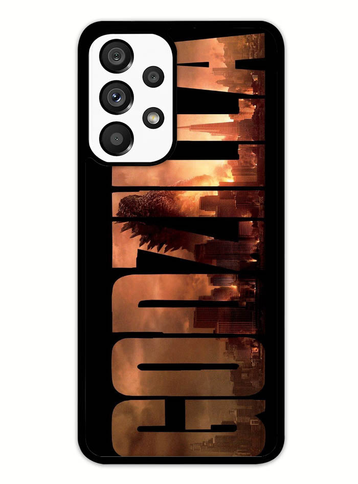 Godzilla font Samsung Galaxy A53 5G Case