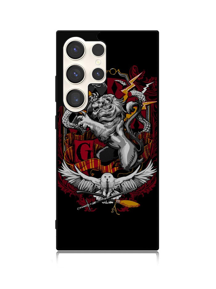 Harry Potter Crest Gryffindor Samsung Galaxy S25 Ultra 5G Case QC0563