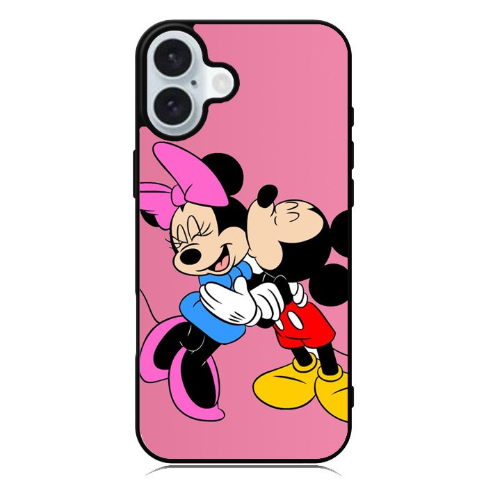 Romantic Mickey and Minnie Mouse iPhone 16 Plus Case QC2667