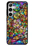 All Disney Heroes Stained Glass Samsung Galaxy S24 5G Case