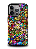 All Disney Heroes Stained Glass iPhone 15 Pro Case