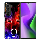 wolf glow line Samsung Galaxy Z Fold 6 5G 2024 Case OV0567